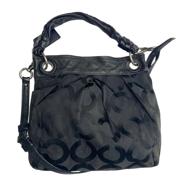 Coach Y2K Parker C Black Patterned Women's Shoulder Bag - Picture 3 of 8
